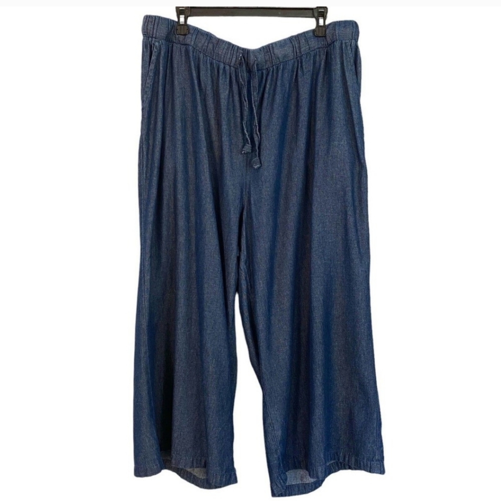 Woman Within Wide Leg Jeans